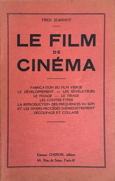 Couverture du livre : Le Film de cinéma