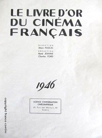 Book cover: Le Livre d'or du cinéma français 1946