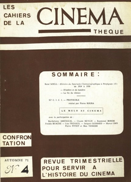 Couverture du livre: Histoire du spectacle cinématographique à Perpignan (II) - Le Mélo au cinéma