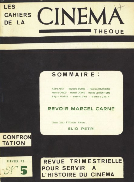 Couverture du livre : Revoir Marcel Carné
