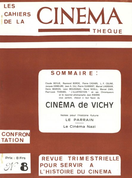 Book cover: Le Cinéma de Vichy