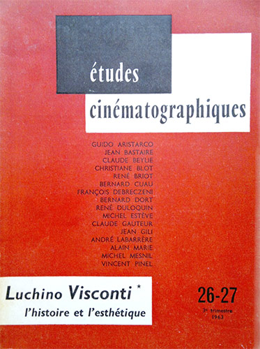 Book cover: Luchino Visconti - L'histoire et l'esthétique