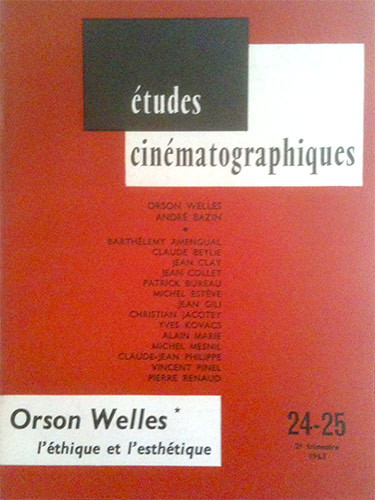 Couverture du livre: Orson Welles - L'éthique et l'esthétique