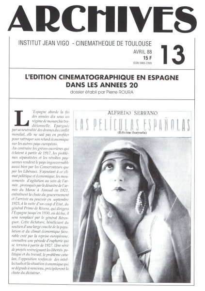 Couverture du livre : L'Édition cinématographique en Espagne dans les années 20