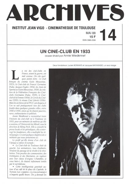 Couverture du livre : Un ciné-club en 1933