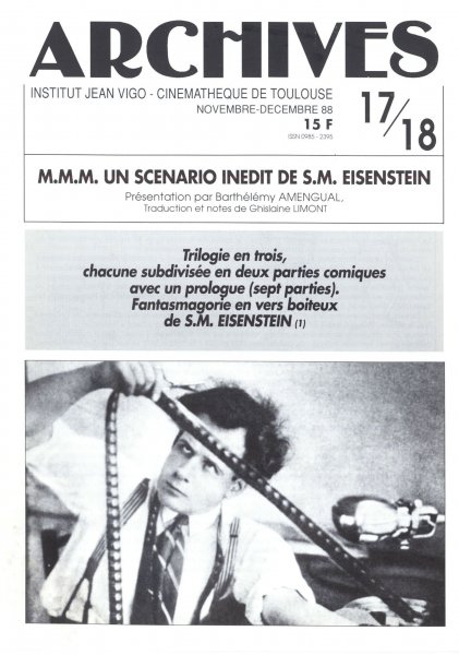 Couverture du livre: M.M.M. Un scénario inédit de S.M. Eiseinstein