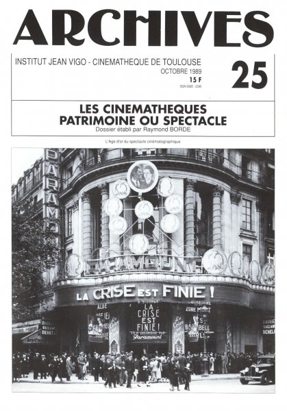 Couverture du livre : Les Cinémathèques - patrimoine ou spectacle