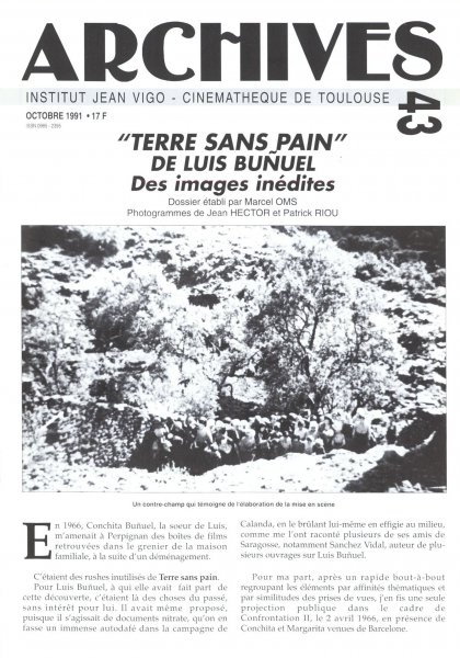 Book cover: Terre sans pain de Luis Buñuel - des images inédites