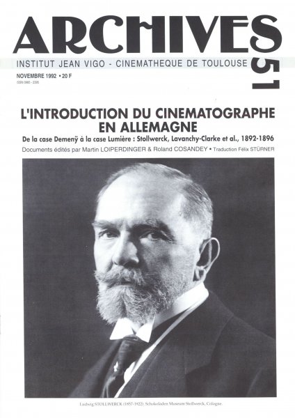Couverture du livre: L'introduction du cinématographe en Allemagne