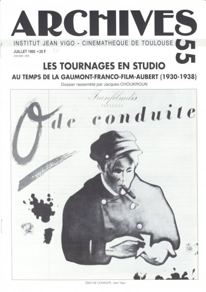 Couverture du livre: Les tournages en studio au temps de la Gaumont-Franco-Film-Aubert (1930-1938)