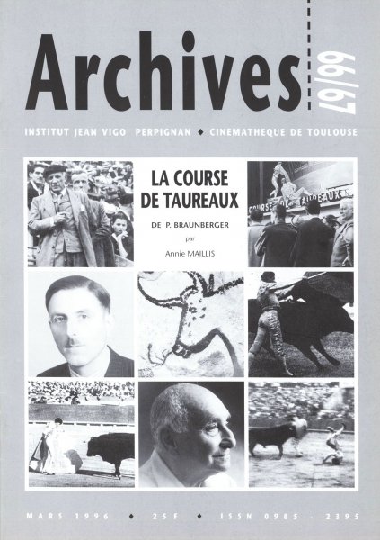 Couverture du livre : La Course de taureaux - de P. Braunberger