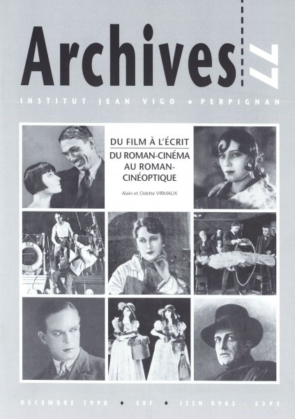 Couverture du livre: Du film à l'écrit dans les années 20 - Du roman-cinéma au roman-cinéoptique