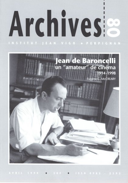 Couverture du livre: Jean de Baroncelli - un 