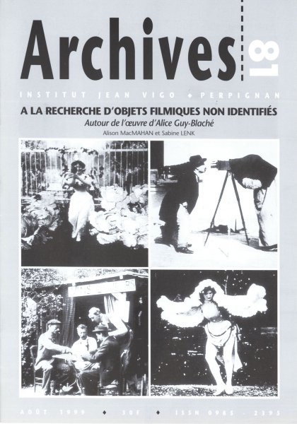 Couverture du livre: A la recherche d'objets filmiques non identifiés - Autour de l'oeuvre d'Alice Guy Blaché