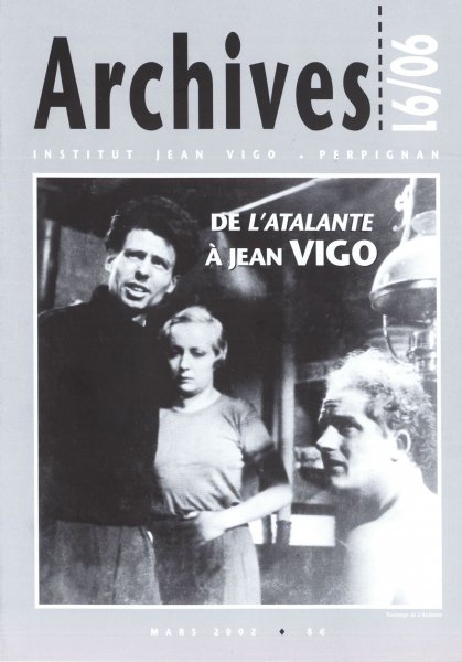 Couverture du livre : De L'Atalante à Jean VIGO