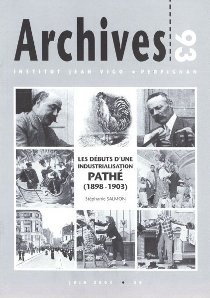 Book cover: Les Débuts d'une industrialisation PATHE (1898-1903)
