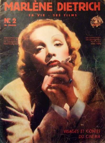 Couverture du livre: Marlene Dietrich - sa vie, ses films