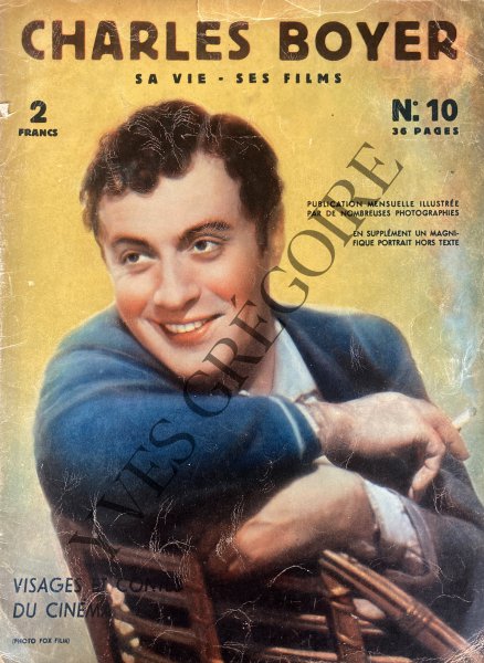 Couverture du livre : Charles Boyer - sa vie, ses films