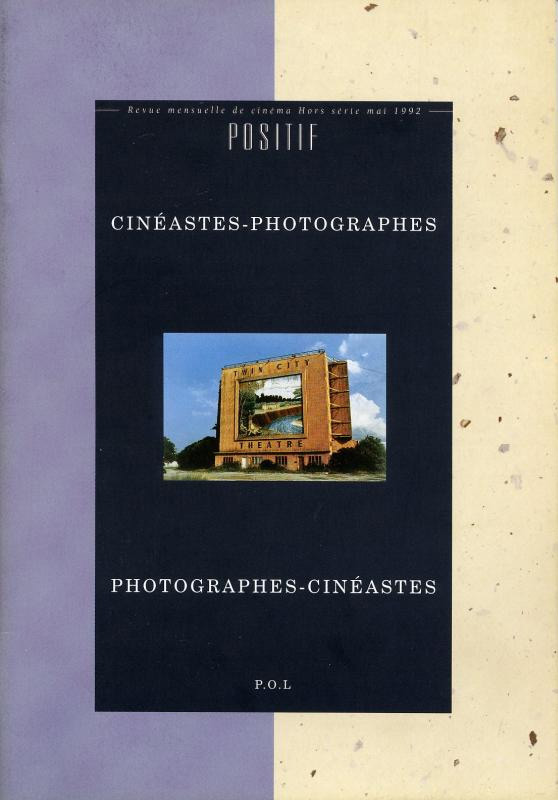 Couverture du livre : Cinéastes-photographes - photographes-cinéastes