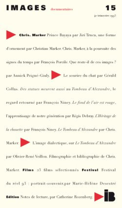 Couverture du livre : Chris Marker