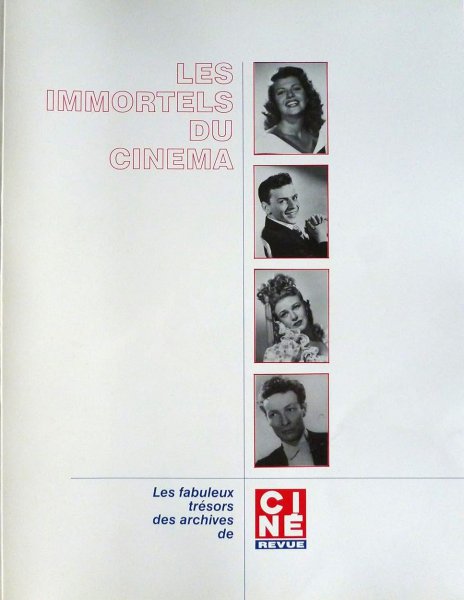 Book cover: Les Immortels du cinéma, volume 8