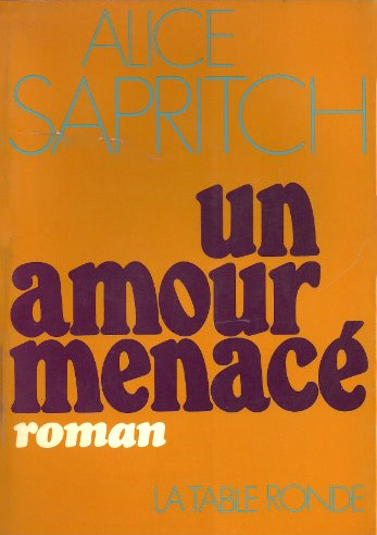 Couverture du livre : Un amour menacé