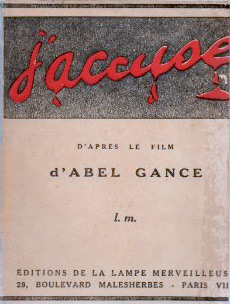 Couverture du livre: J'accuse - d'après le film d'Abel Gance