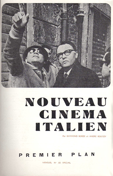 Couverture du livre: Nouveau Cinéma italien
