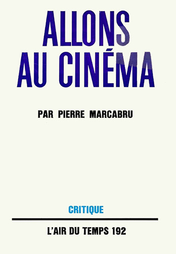 Couverture du livre : Allons au cinéma