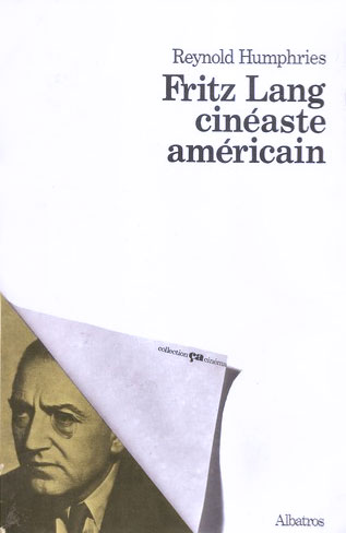 Book cover: Fritz Lang, cinéaste américain