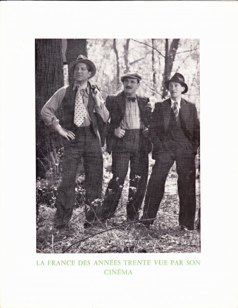 Couverture du livre : La France des années trente vue par son cinéma