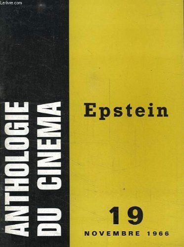 Book cover: Jean Epstein