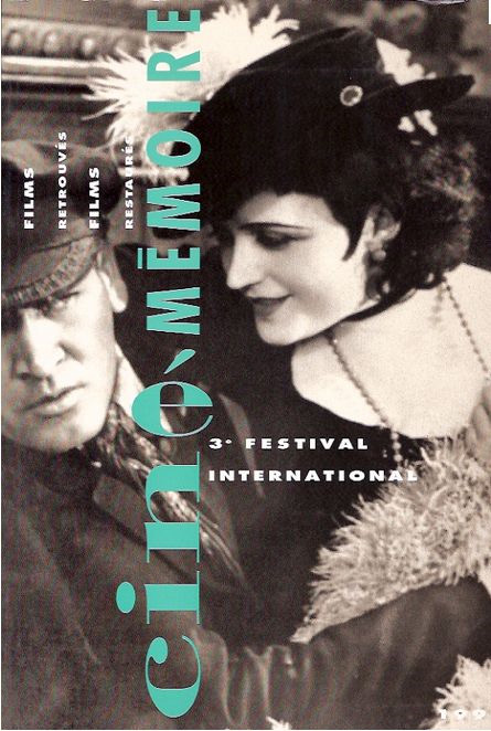 Couverture du livre : Cinémémoire - films retrouvés films restaurés - 3e festival international