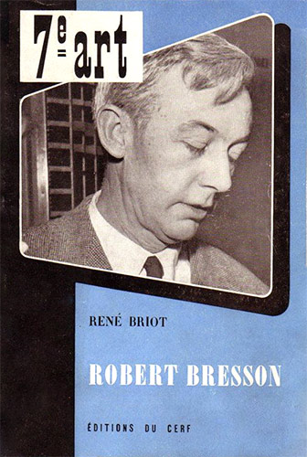 Book cover: Robert Bresson