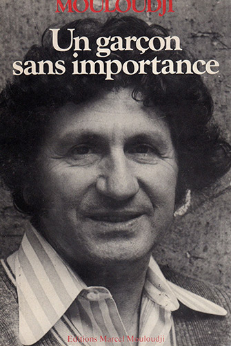 Book cover: Un garçon sans importance