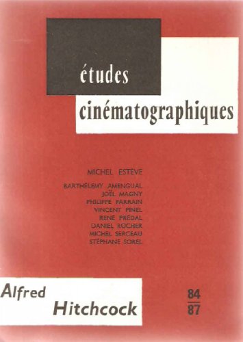 Couverture du livre: Alfred Hitchcock - Etudes cinématographiques