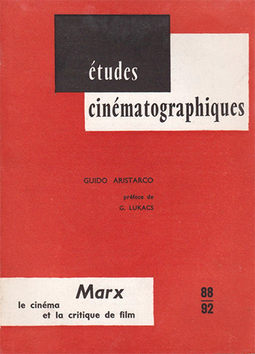 Couverture du livre : Marx, le cinéma et la critique de film