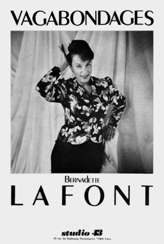 Book cover: Vagabondages - Bernadette Lafont