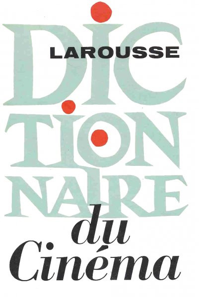 Book cover: Dictionnaire du cinéma