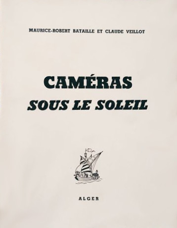 Book cover: Caméras sous le soleil