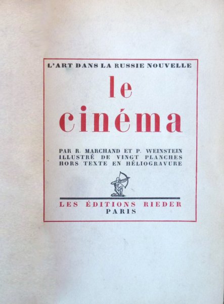 Couverture du livre : L'Art dans la Russie nouvelle - 1: Le cinéma