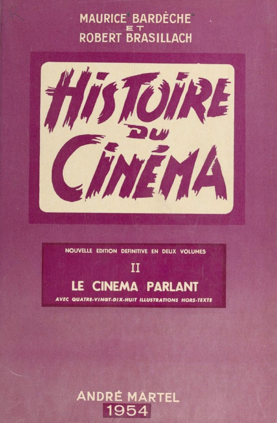 Couverture du livre: Histoire du cinéma - 2. Le Cinéma parlant