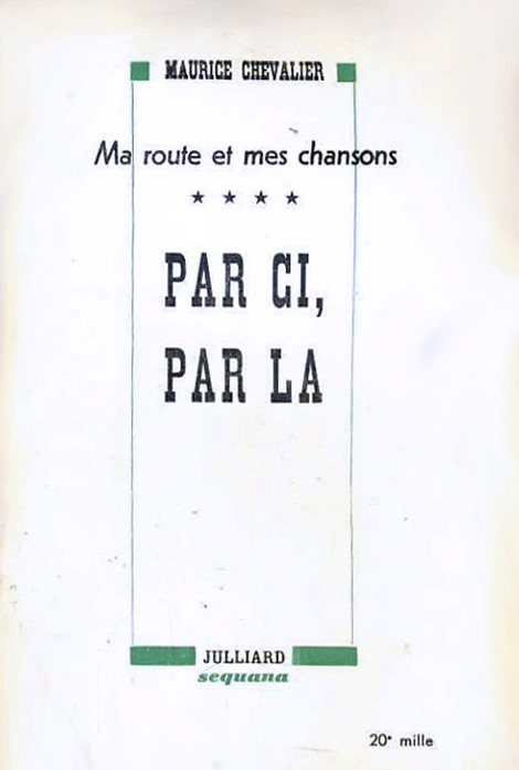 Couverture du livre : Par ci, par-là - Ma route et mes chansons (4)