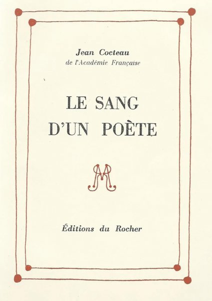 Book cover: Le Sang d'un poète