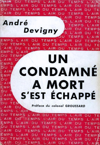 Couverture du livre : Un condamné à mort s'est échappé
