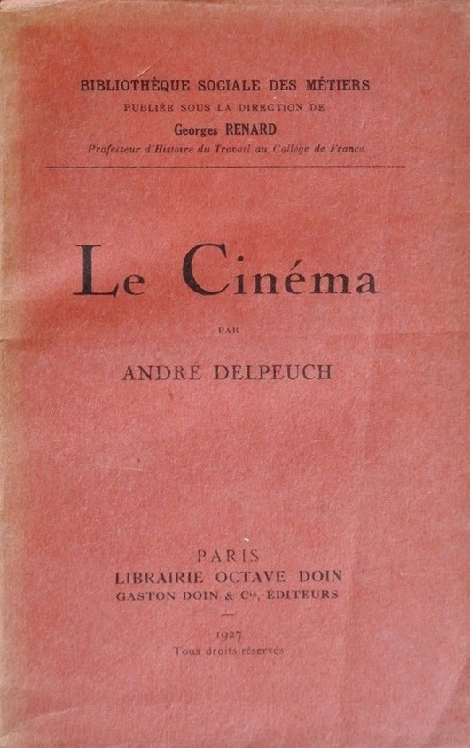 Book cover: Le Cinéma