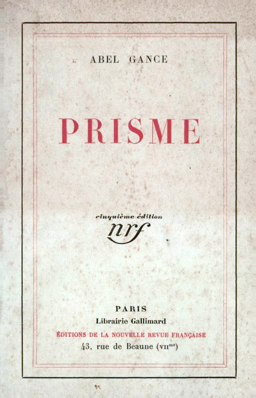 Book cover: Prisme