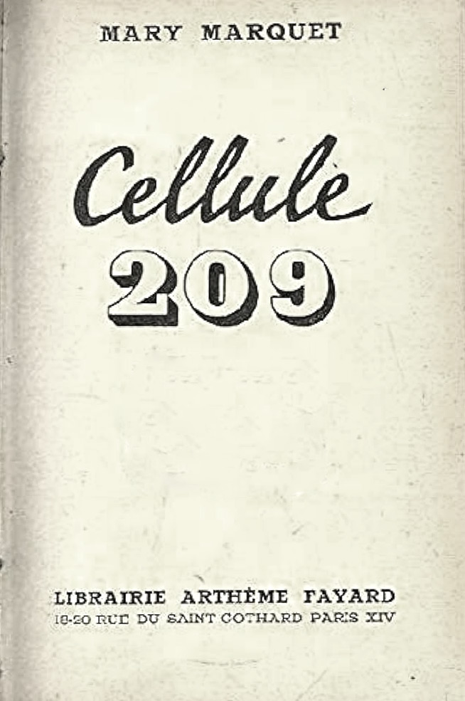 Couverture du livre: Cellule 209