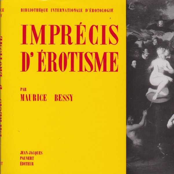 Book cover: Imprécis d'érotisme