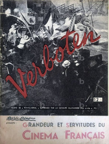 Book cover: Grandeur et servitudes du cinéma français